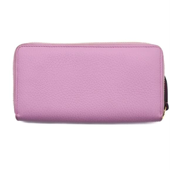 Gucci Bosco Mormont Lilac Long Zip Leather Wallet - Picture 2 of 11